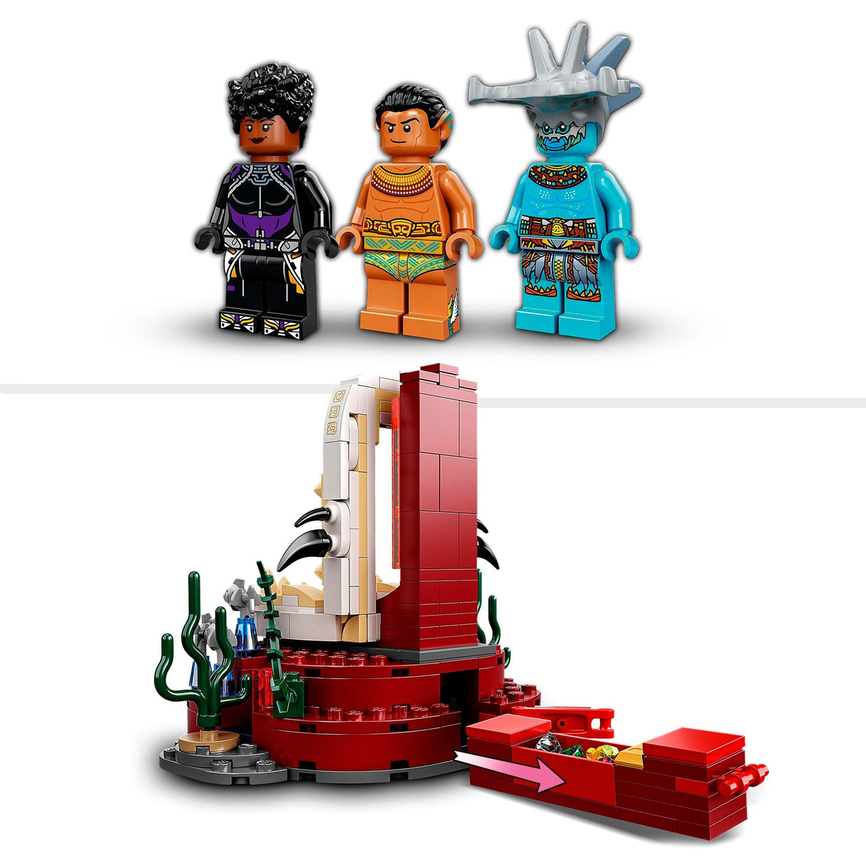 Lego Marvel – Bauspielzeug „König Namors Thronsaal“ (76213)
