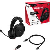 Hyperx cloud stinger 2 wireless over-ear gaming headset (zwart)
