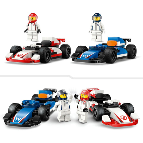Lego City F1 Williams Racing und Haas F1 Rennwagen – 60464