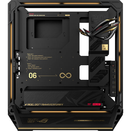 Asus rog gr20 edition 20 midi tower behuizing (zwart | 2x usb-a | 2x usb-c | rgb)