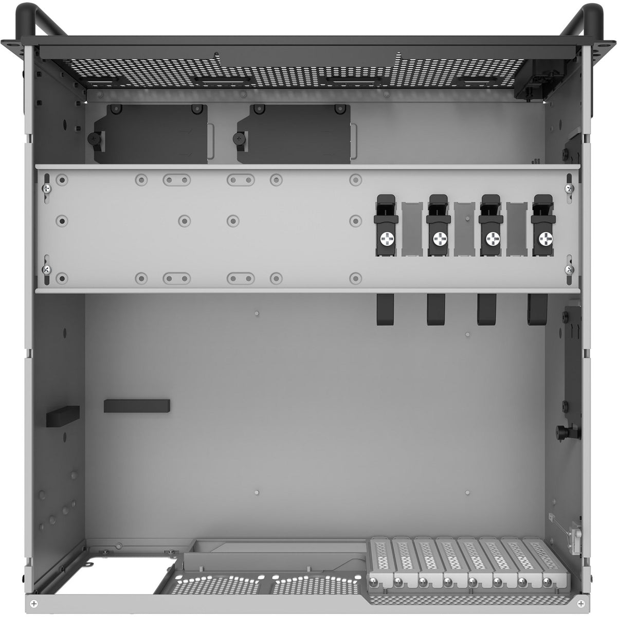 Silverstone RM4A Rackgehäuse (schwarz | 4U | USB-C)