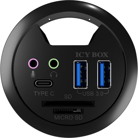 Icy Box ib-hub1404a USB-Hub (schwarz)