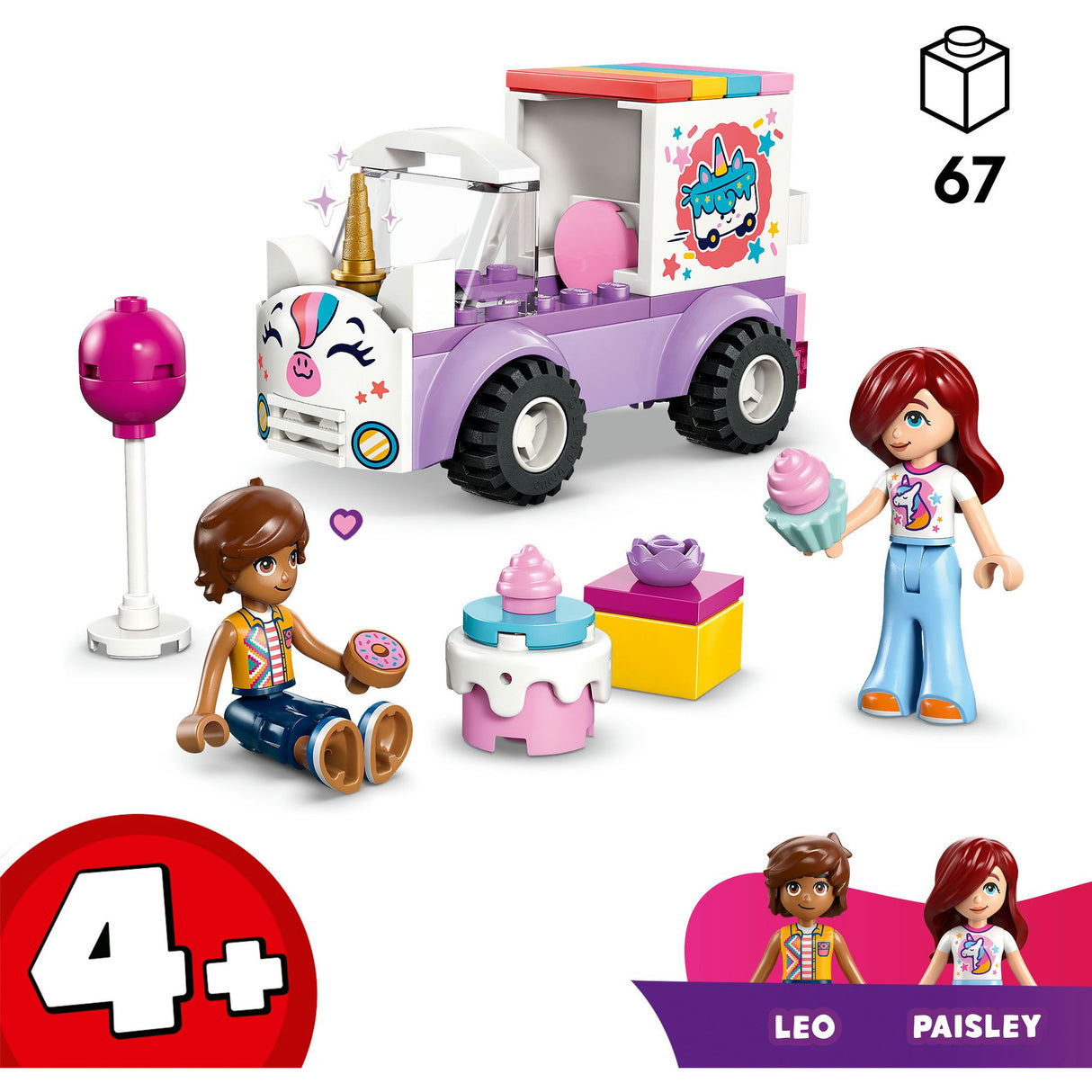 Lego Friends 42675 Einhorn-Kuchenlieferwagen