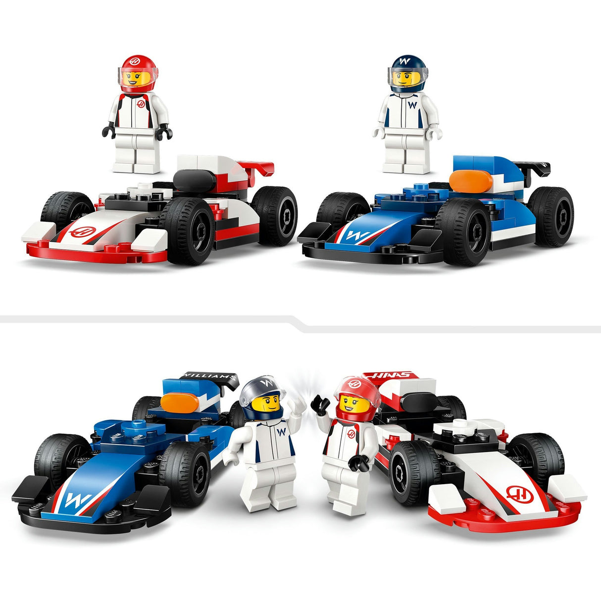 Lego City 60464 F1 Williams Racing und Hare F1-Rennwagen