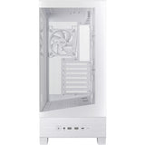 Asus a31 plus Midi-Tower-Gehäuse (weiß | 2x USB-A | 2x USB-C | gehärtetes Glas)