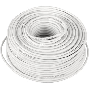 Goobay Koaxial-Ringkabel (weiß, 100 Meter)