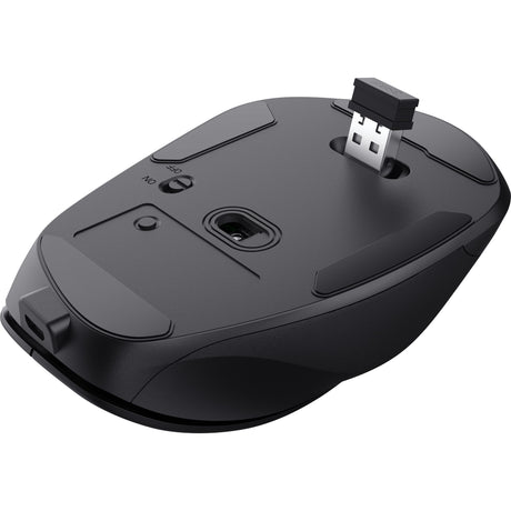 Trust Fyda kabellose Maus (schwarz, 800–2400 dpi)