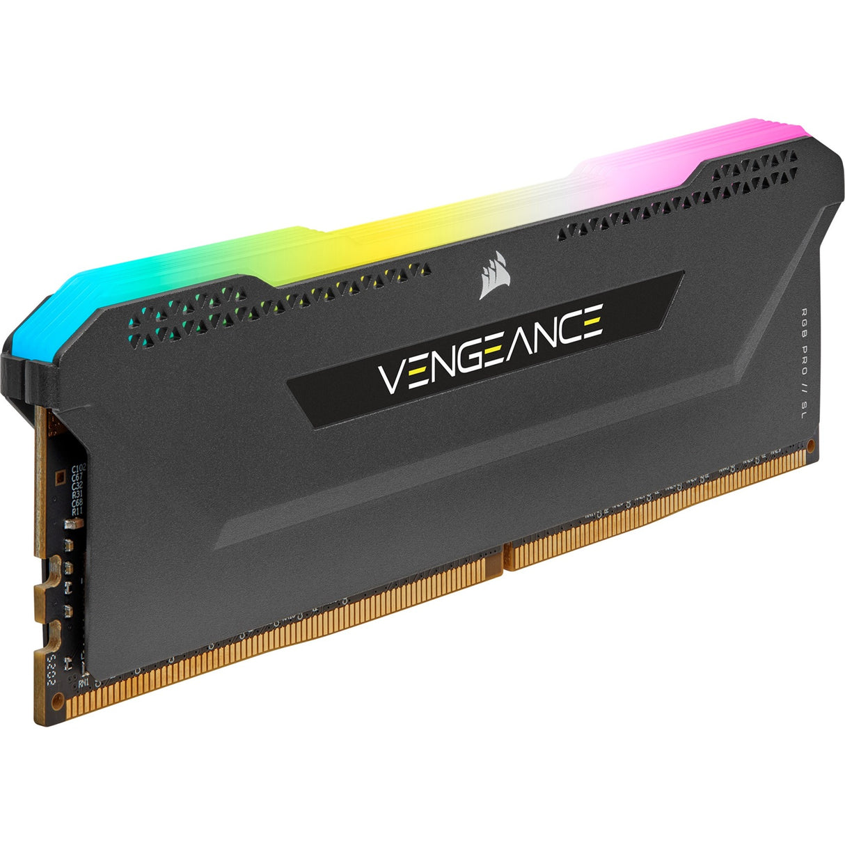 Corsair Vengeance RGB Pro SL 16 GB DDR4-3200 (2x 8 GB) RAM (schwarz, cmh16gx4m2e3200c16, xmp 2.0)
