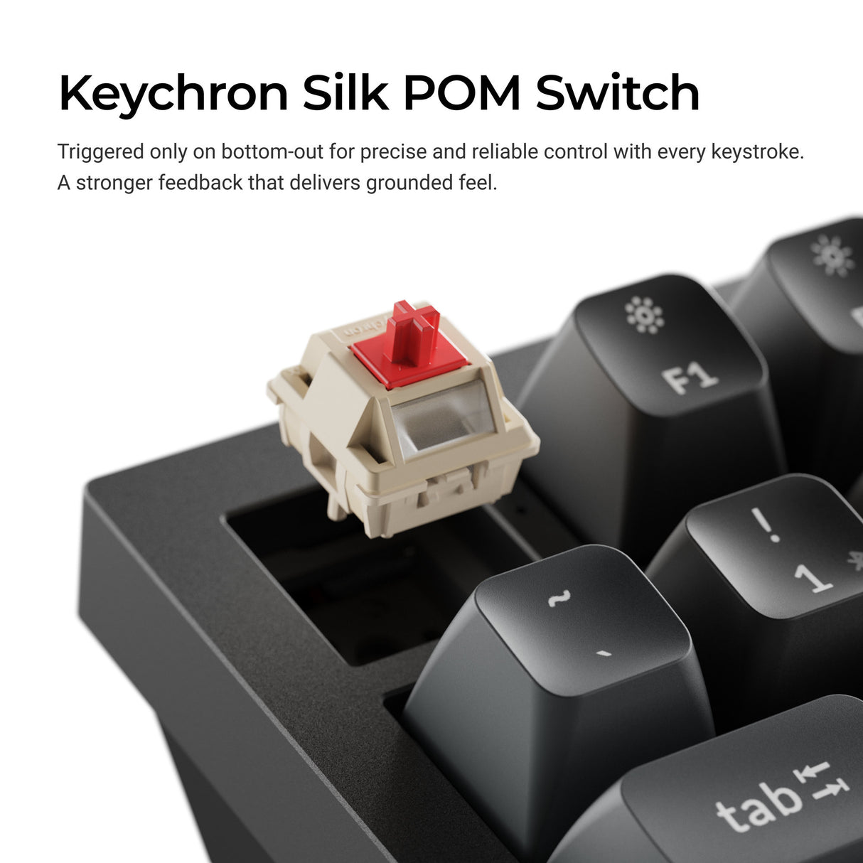 Keychron q3 ultra-m3 8k wireless custom mechanical keyboard (zwart, us lay-out (qwerty), silk pom brown, 80% (tkl), rgb, hot swap, 8k, 2.4 ghz | bluetooth 5.2 | usb-c)
