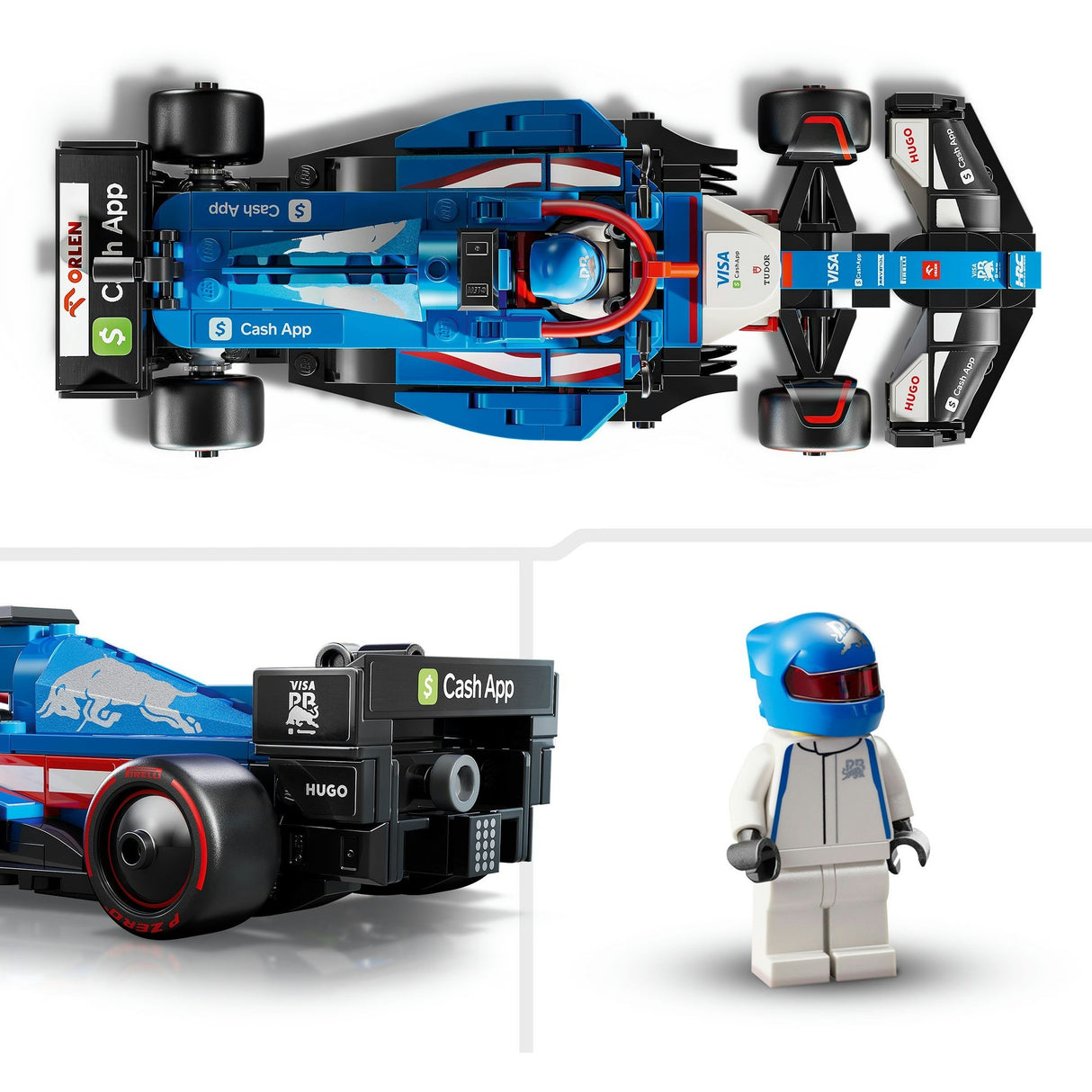 Lego Speed Champions 77246 Visa Cash App RB VCARB 01 F1-Rennwagen