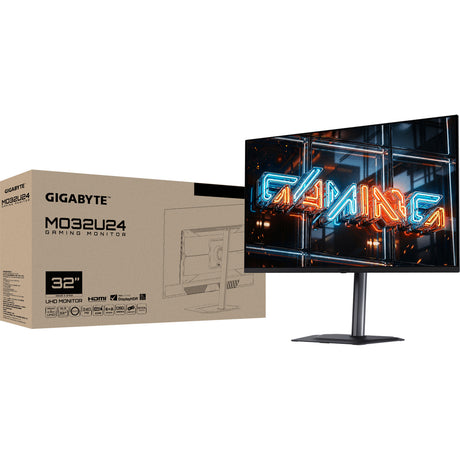 Gigabyte mo32u24 31,5 4k UHD Gaming-Monitor (schwarz, 2x HDMI, Display Port, 2x USB-A, USB-C, 240 Hz)