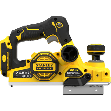 Stanley Fatmax V20 18 V bürstenloser Elektrohobel (schwarz gelb, Akku und Ladegerät nicht im Lieferumfang enthalten)