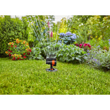 Gardena Pipeline Oszillierender Sprinkler Sprinkler (schwarz orange, 8251-20)