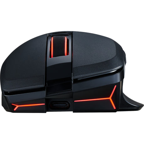 Powercolor alphyn am10 kabellose Gaming-Maus (schwarz rot, 100–26000 dpi, 8k, RGB, USB 2,4 g Bluetooth 5.2)