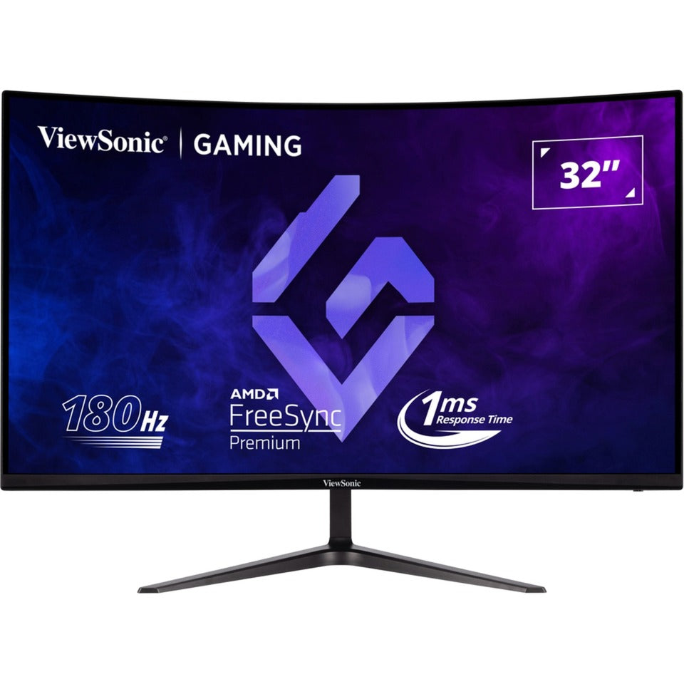 Viewsonic vx3218c-2k 32 gebogener Gaming-Monitor (schwarz, 2x HDMI, 1x Display-Port, 180 Hz)