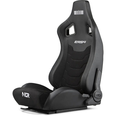 Next Level Racing Ers4 Elite Liegesitz – Gaming-Stuhl aus PU-Leder und Wildleder-Edition (schwarz)