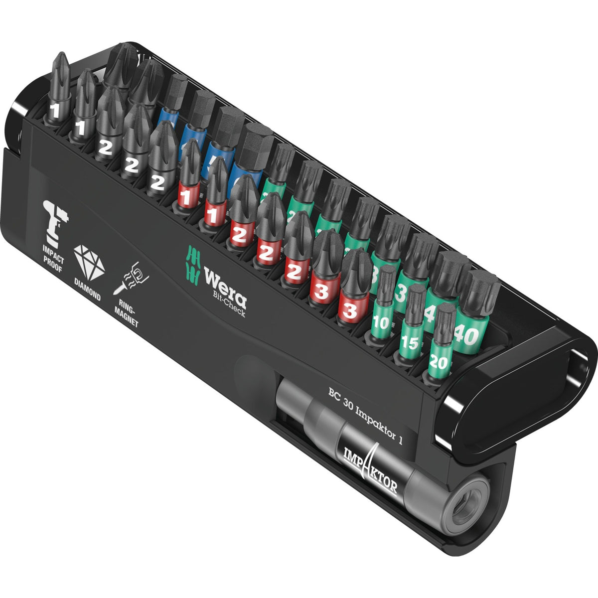 Wera Bit-Check 30 Impaktor 1 Bit-Set (30-teilig)