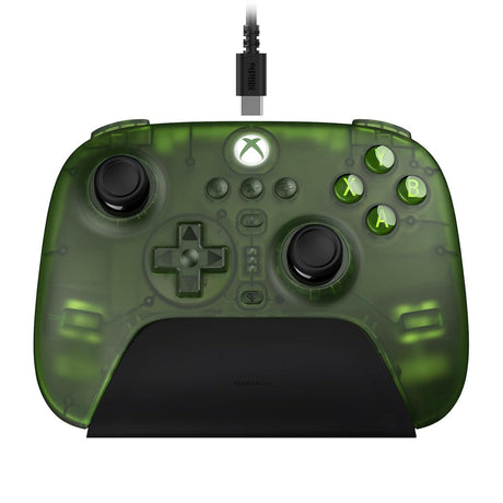 8bitdo ultimativer 3-Modus-Controller für Xbox (grün transparent, Xbox Series X|s, Xbox One, PC, Bluetooth USB-C 2,4 GHz)