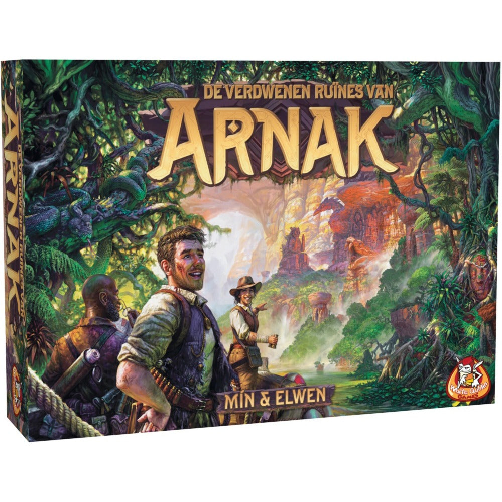 White Goblin Games Die verschwundenen Ruinen von Arnak Brettspiel (niederländisch, 1 – 4 Spieler, 30 – 120 Minuten, ab 12 Jahren)