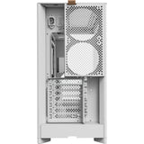 Montech hs02 midi tower behuizing (wit | 2x usb-a | 1x usb-c | rgb | tempered glass)