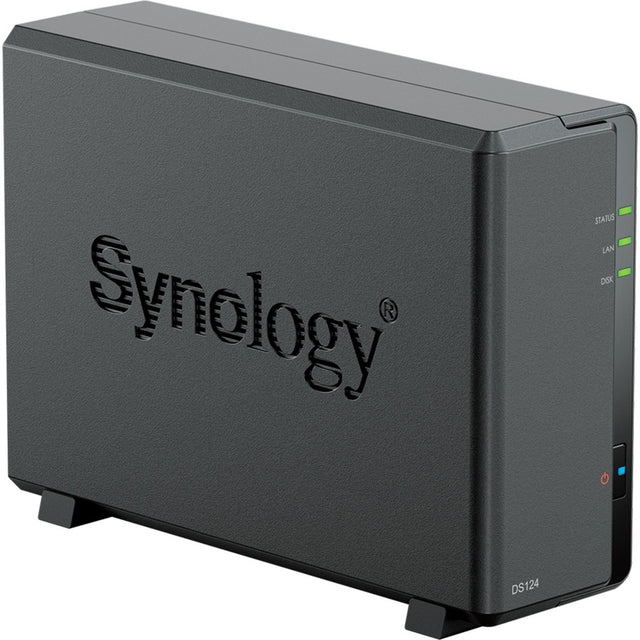 Synology Diskstation DS124 NAS (schwarz, USB-A 3.2 (5 GBit s))