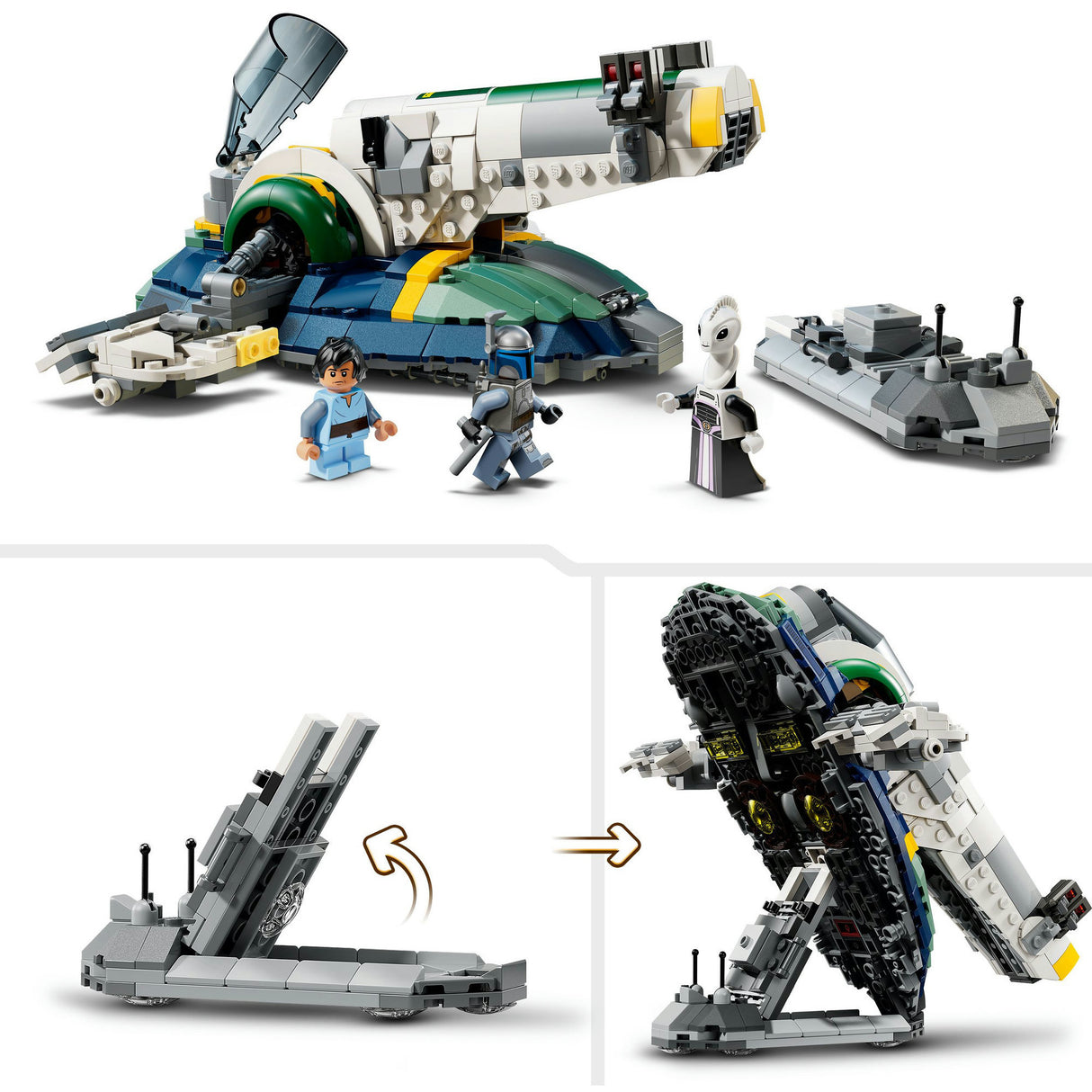 Lego Star Wars 75433 Jango Fetts Raumschiff