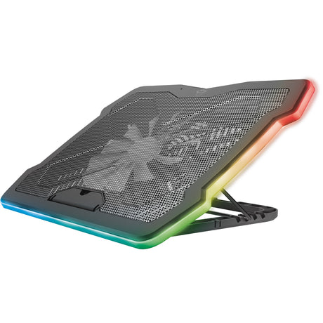 Trust GXT 1126 Aura Laptop-Kühler (schwarz, RGB)