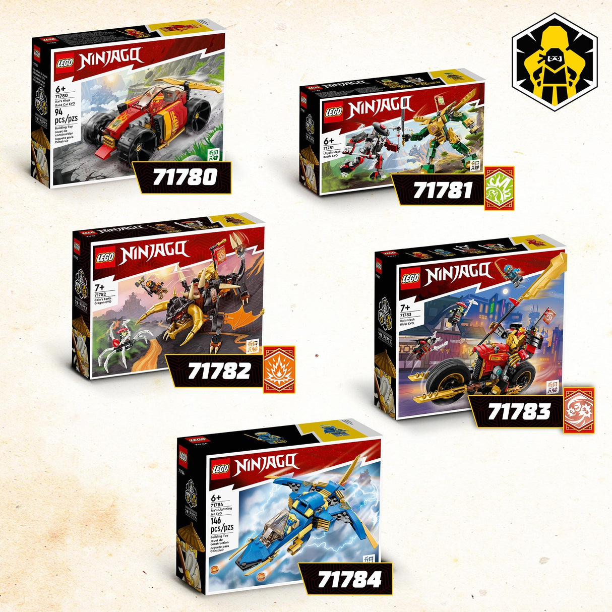Lego Ninjago 71780 Kais Ninja Racing Car Evo