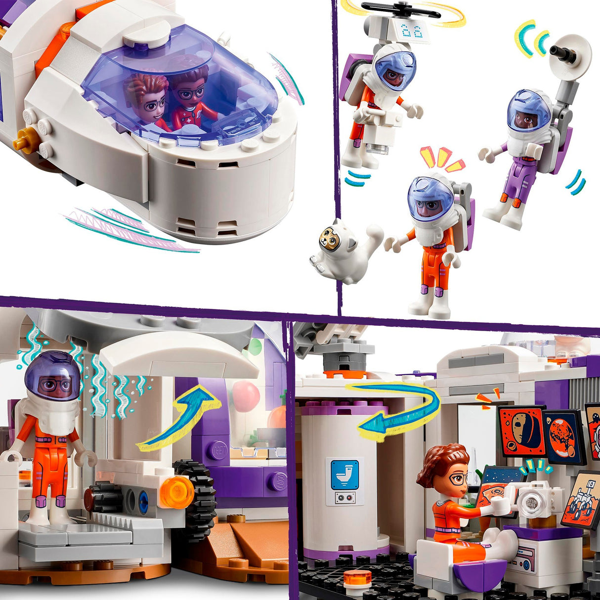 Lego Lego Friends 42605 Weltraumbasis auf dem Mars und Rakete