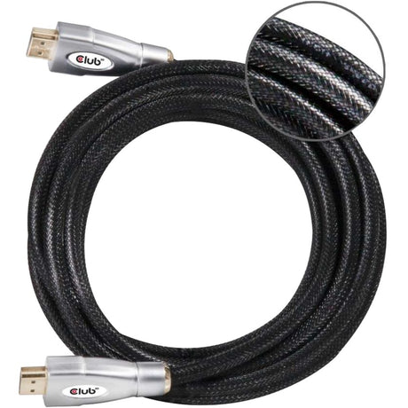 Club 3D HDMI 2.0 Kabel (Schwarz Silber, 5 Meter, 4K 60Hz)