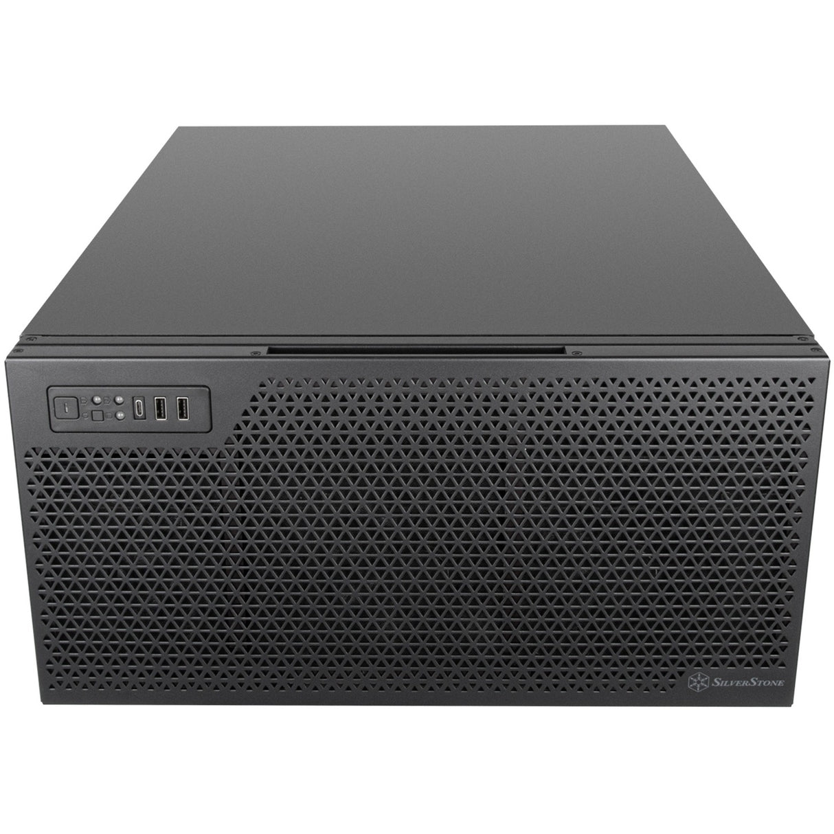 Silverstone RM52 Servergehäuse (schwarz | 2x USB-A | 1x USB-C)