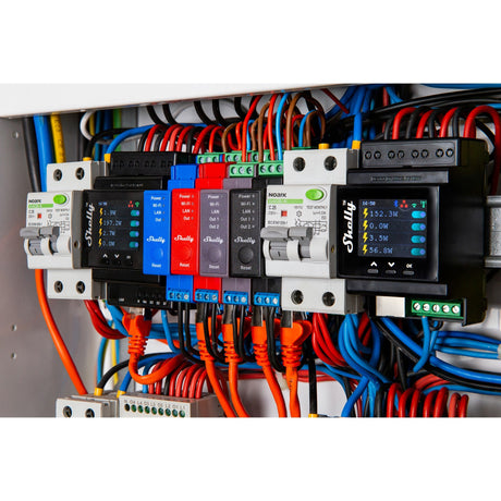 Shelly Pro 16-Uhr-Relais (4-Kanal, WLAN, LAN, Bluetooth)