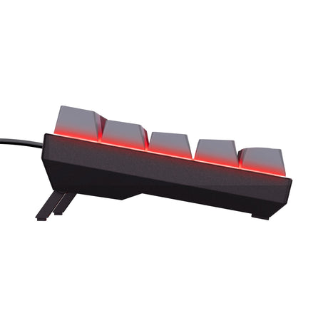 Trust GXT 867 Acira 60 % mechanische Mini-Gaming-Tastatur (Schwarz, US-Layout (QWERTY), Outemu Red, 60 %, RGB)
