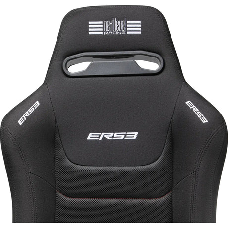 Next Level Racing ERS3 Elite Liegesitz – Stoff Simaero Mesh Edition Rennstuhl (schwarz)