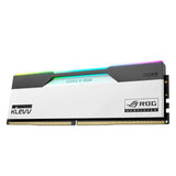 Klevv 32 gb ddr5-6200 (2x 16 gb) kit werkgeheugen (wit zwart, kd5agua80-62b320p, cras v rgb rog, xmp 3.0, expo)