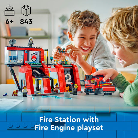 Lego City Feuerwache und Feuerwehrauto – 60414