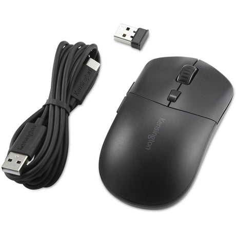 Kensington My430 EQ wiederaufladbare Maus (schwarz, 1000–2400 dpi, 2,4 GHz, Bluetooth)