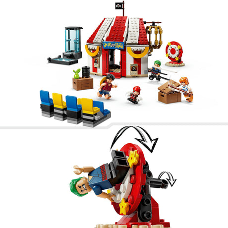 Lego® einteiliges Zirkuszelt aus dem Bauset „Buggy der Clown“ – 75637