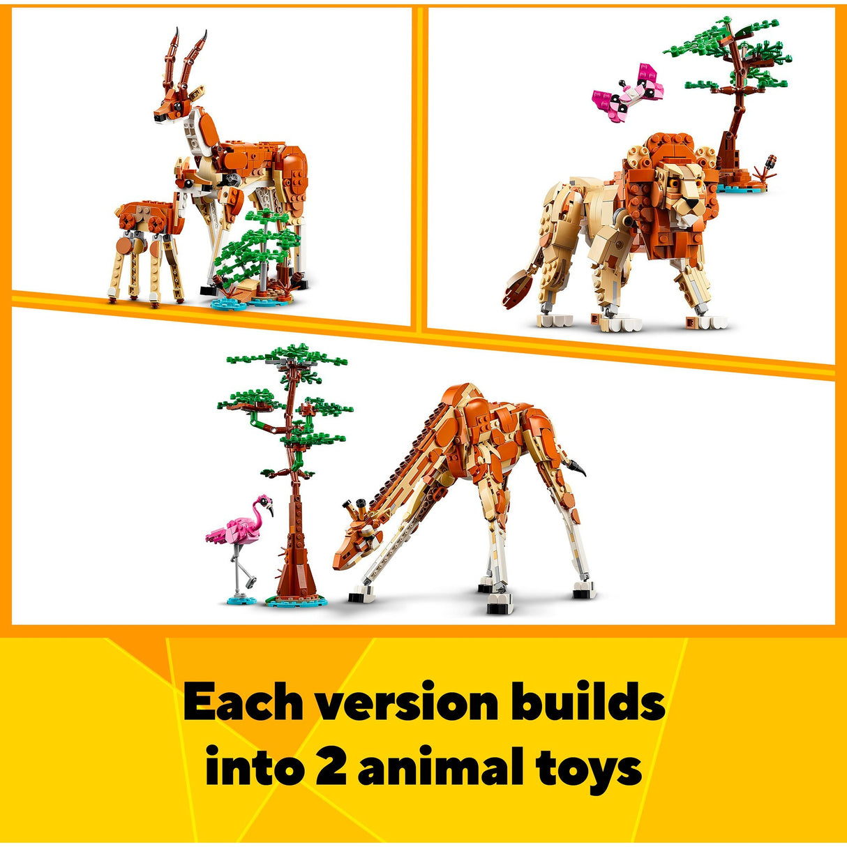 Lego Creator 3in1 Safaritiere – 31150