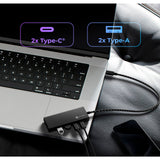 ICY BOX 4-Port-Hub mit USB-C 3.2 Gen 2