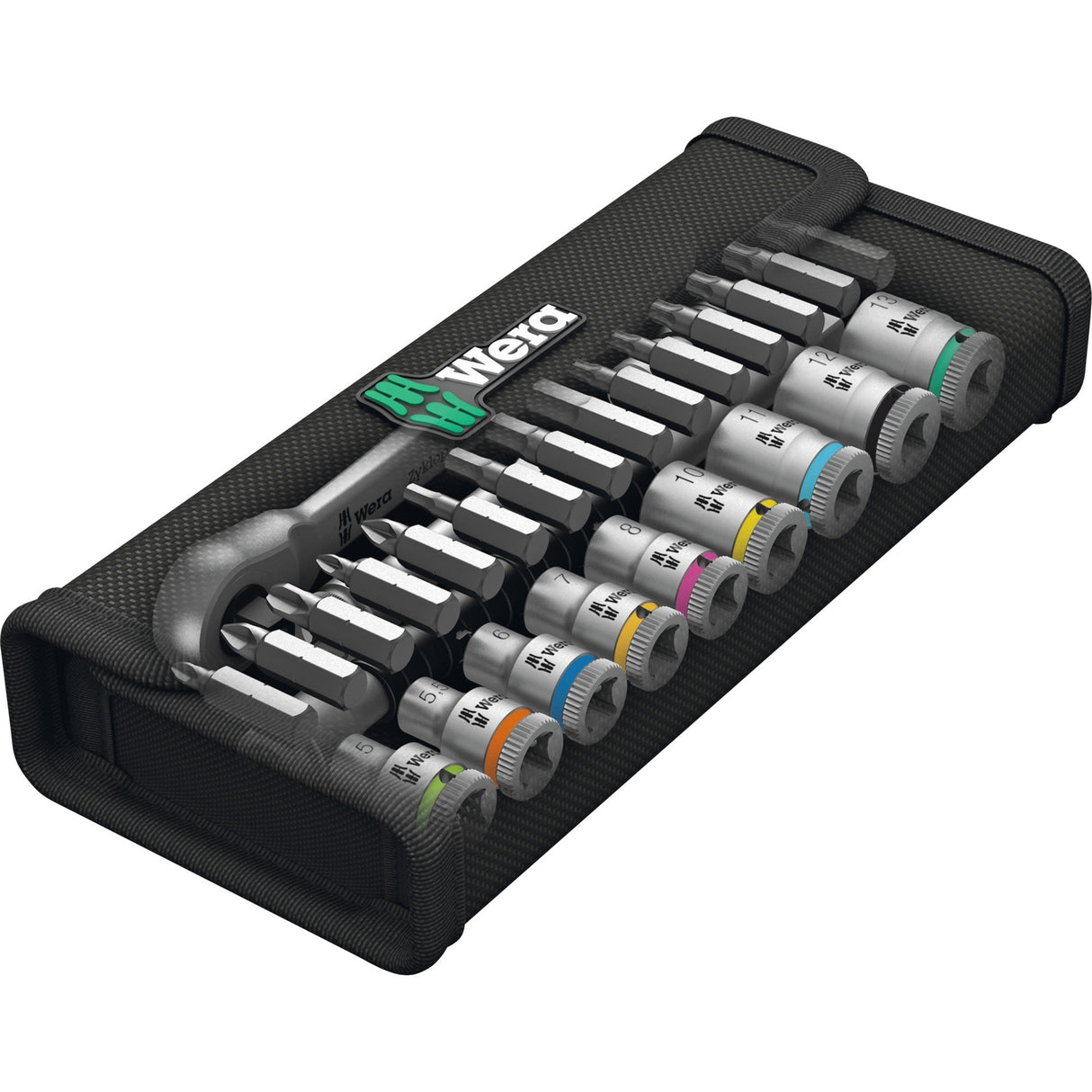 Wera 8100 SA 8 Zyklop Metal-Reatelset-Set, Schaltpall 1 4