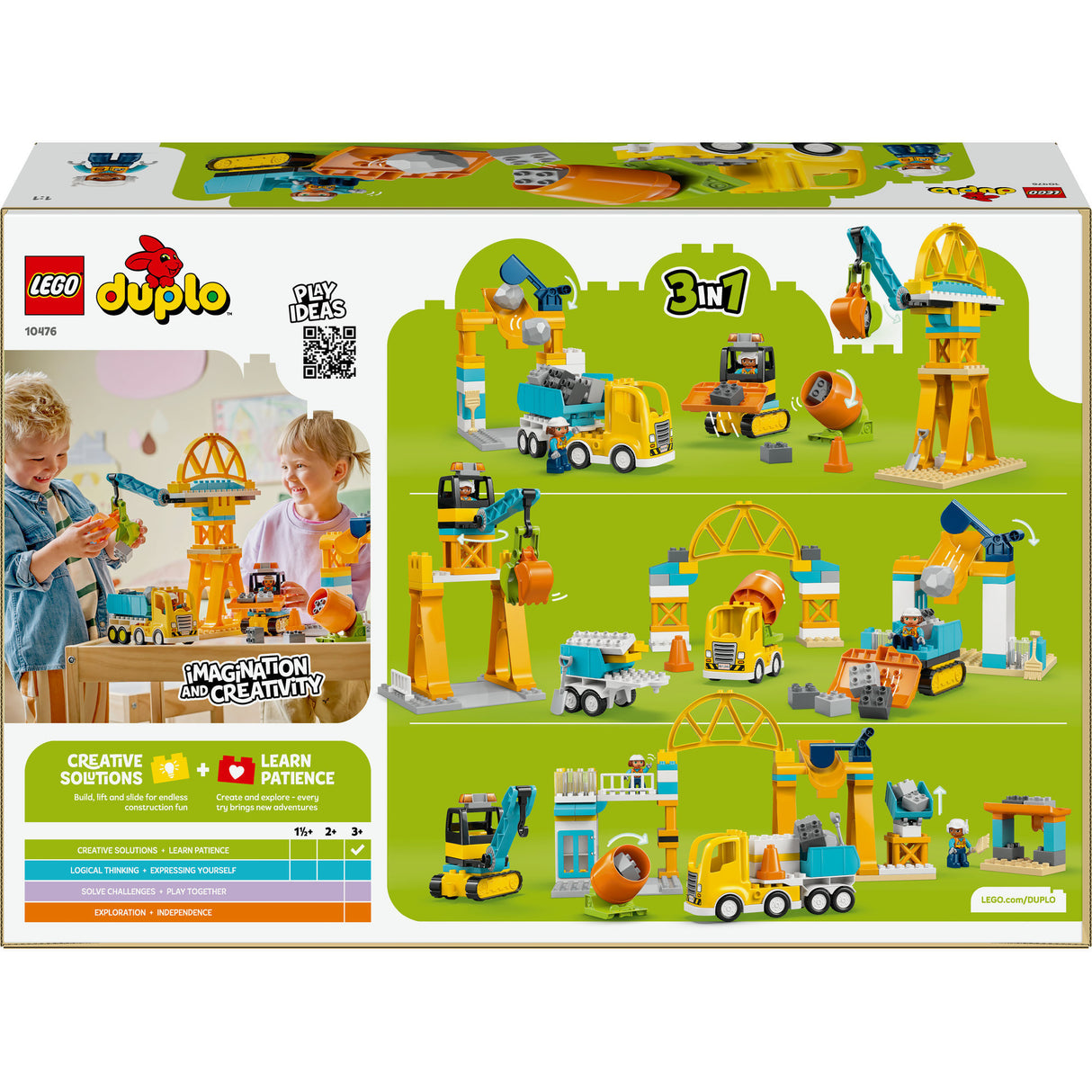 Lego Duplo Town 10476 3in1 Baustelle und Fahrzeuge