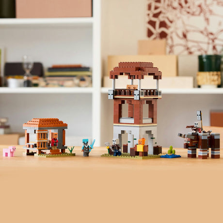 Lego Minecraft Der Plünderer-Außenposten- und Zerstörer-Bausatz – 21278