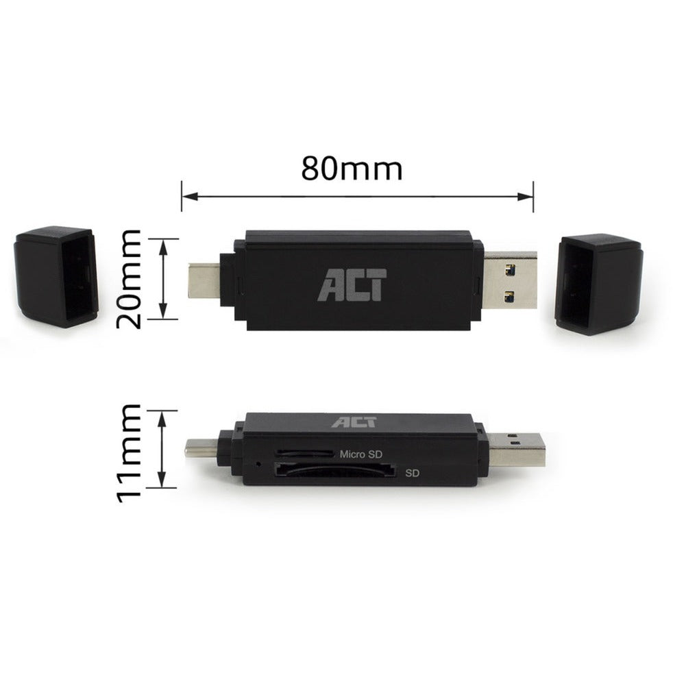 Act Kartenleser AC6375 schwarz