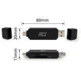 Act Kartenleser AC6375 schwarz