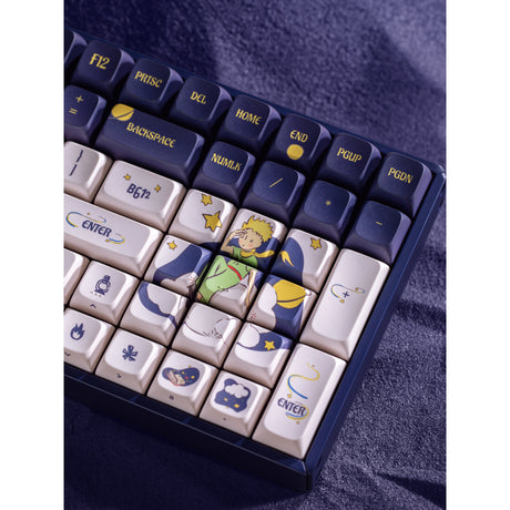 Iqunix F97 Starry Tryst RGB mechanische Gaming-Tastatur (dunkelblau, US-Layout (QWERTY), Iqunix Silent Rose, 96 %, RGB-LEDs, Hot-Swap-fähig, PBT, 2,4 GHz | Bluetooth 5.1 | USB-C)