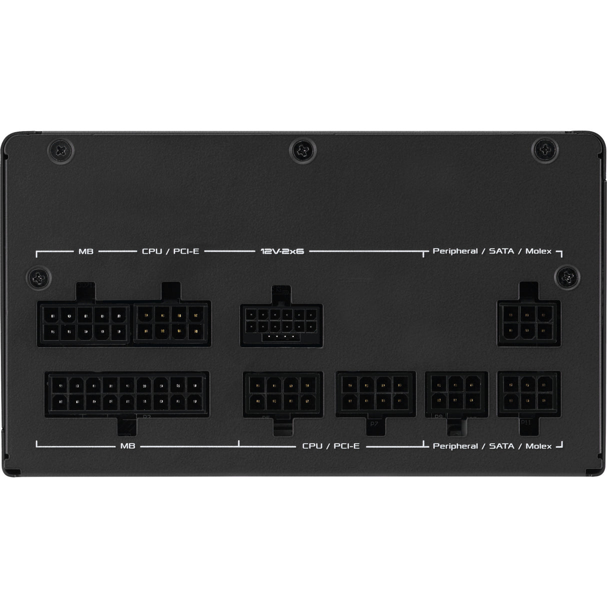 Asus Prime Gold Black Edition modulares 850-Watt-Netzteil (schwarz, 1x 12V-2x6, 3x PCIe)