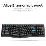 Keychron q13 ultra-m1 8k wireless custom mechanical keyboard (zwart, us lay-out (qwerty), silk pom red, 96%, rgb, hot swap, 8k, 2.4 ghz | bluetooth 5.2 | usb-c)