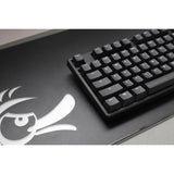 Ducky origin phantom black, toetsenbord (zwart, us lay-out, cherry mx blue, hot swap, pbt double-shot keycaps)