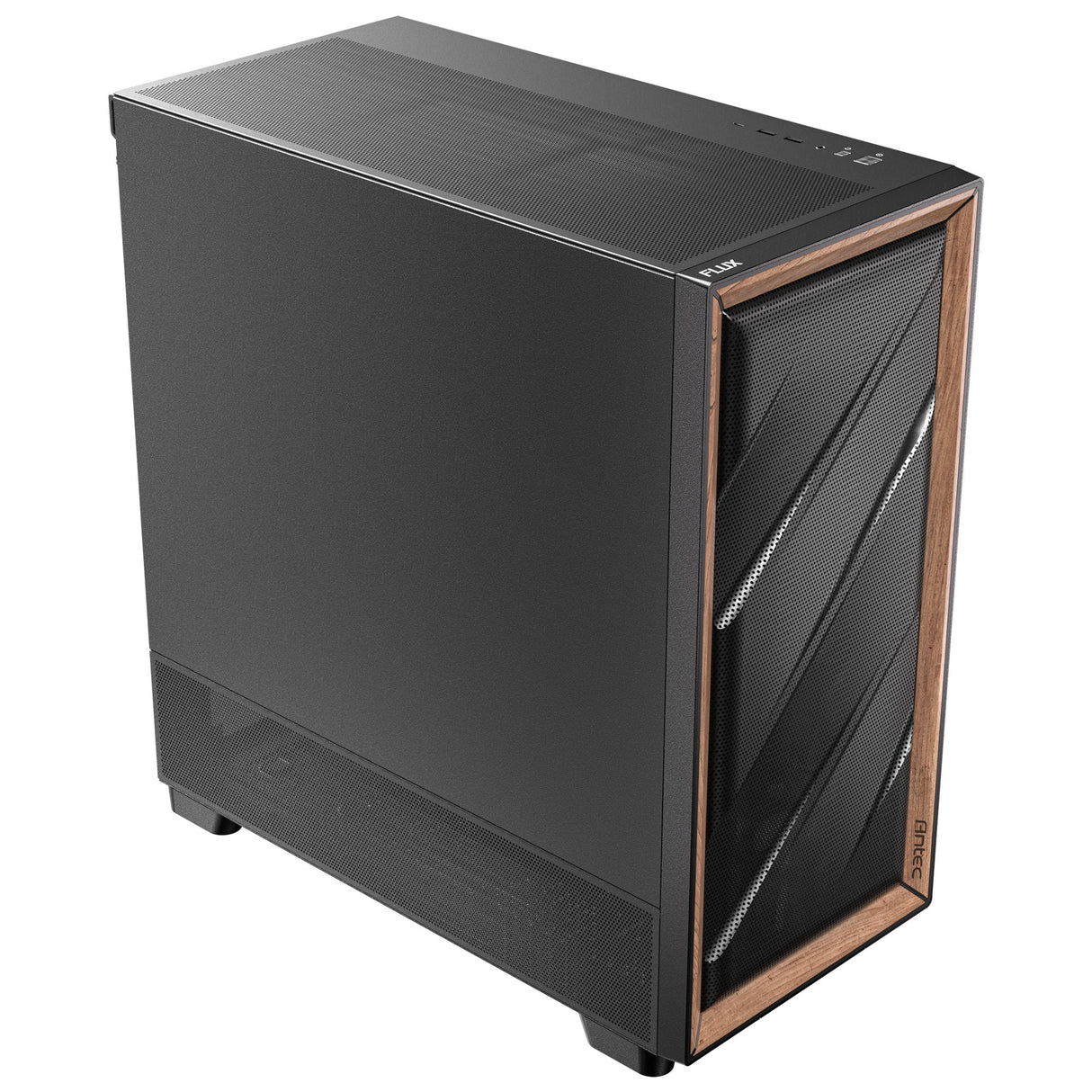 Antec Flux Se Midi-Tower-Gehäuse (schwarz | 2x USB-A | 1x USB-C)